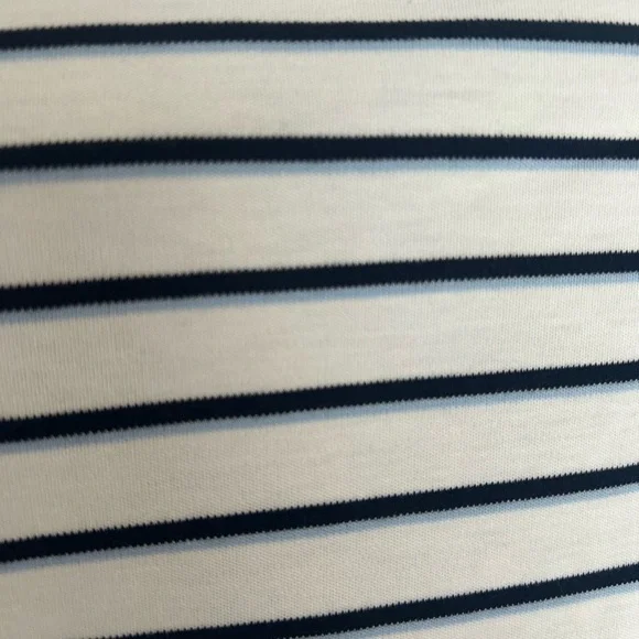 Ralph Lauren Men's Striped Polo Shirt in White and Navy - Picture 7 of 7